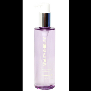BLCS25008 Premium 200ml Cleansing Oil in Glossy Bottle with Silver Pump