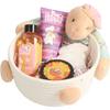 BLEA26010 Complete Bunny Bath Gift Set – Shower Gel, Body Lotion, Sugar Body Scrub & Rabbit-Shaped Bath Fizzer