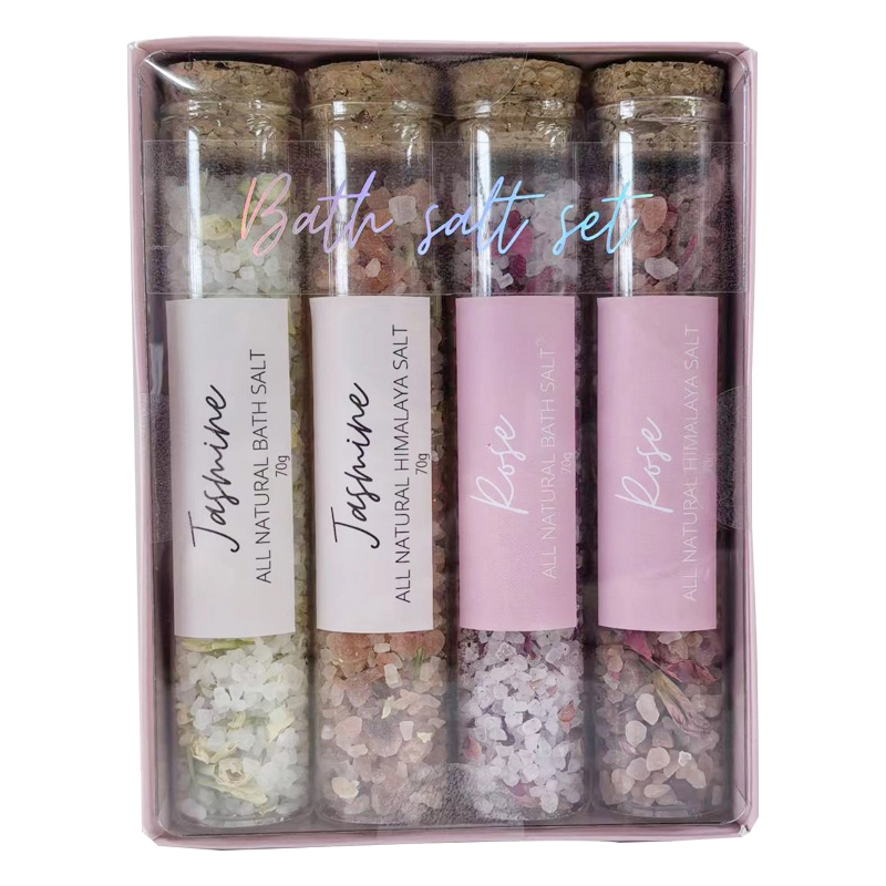BL25019-PC Personal Care Set Gift Kit 4*70g Bath Salt 