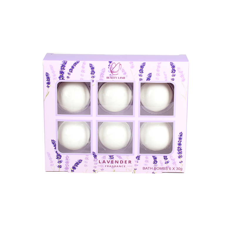 BL25011- LA Lavender Bath Set Bath Bomb Bath Steamer Bath Fizzer