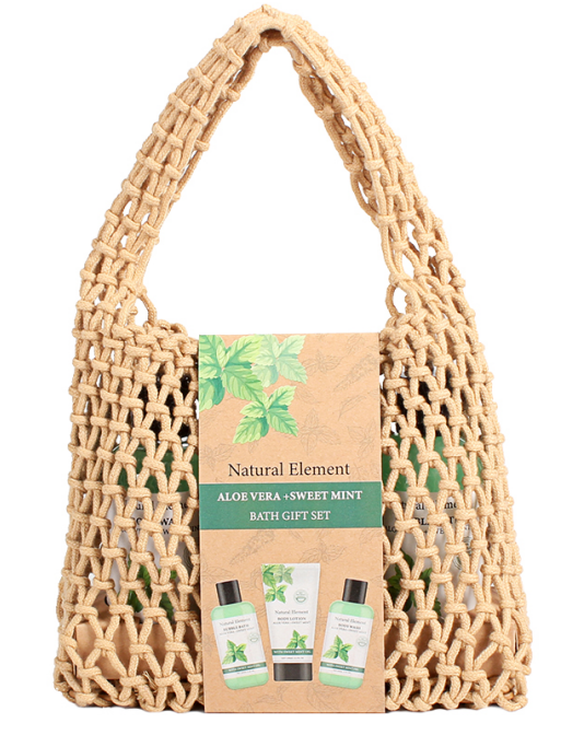 BL25010-NA Nature Bath Set Body Wash Bubble Bath Body Lotion
