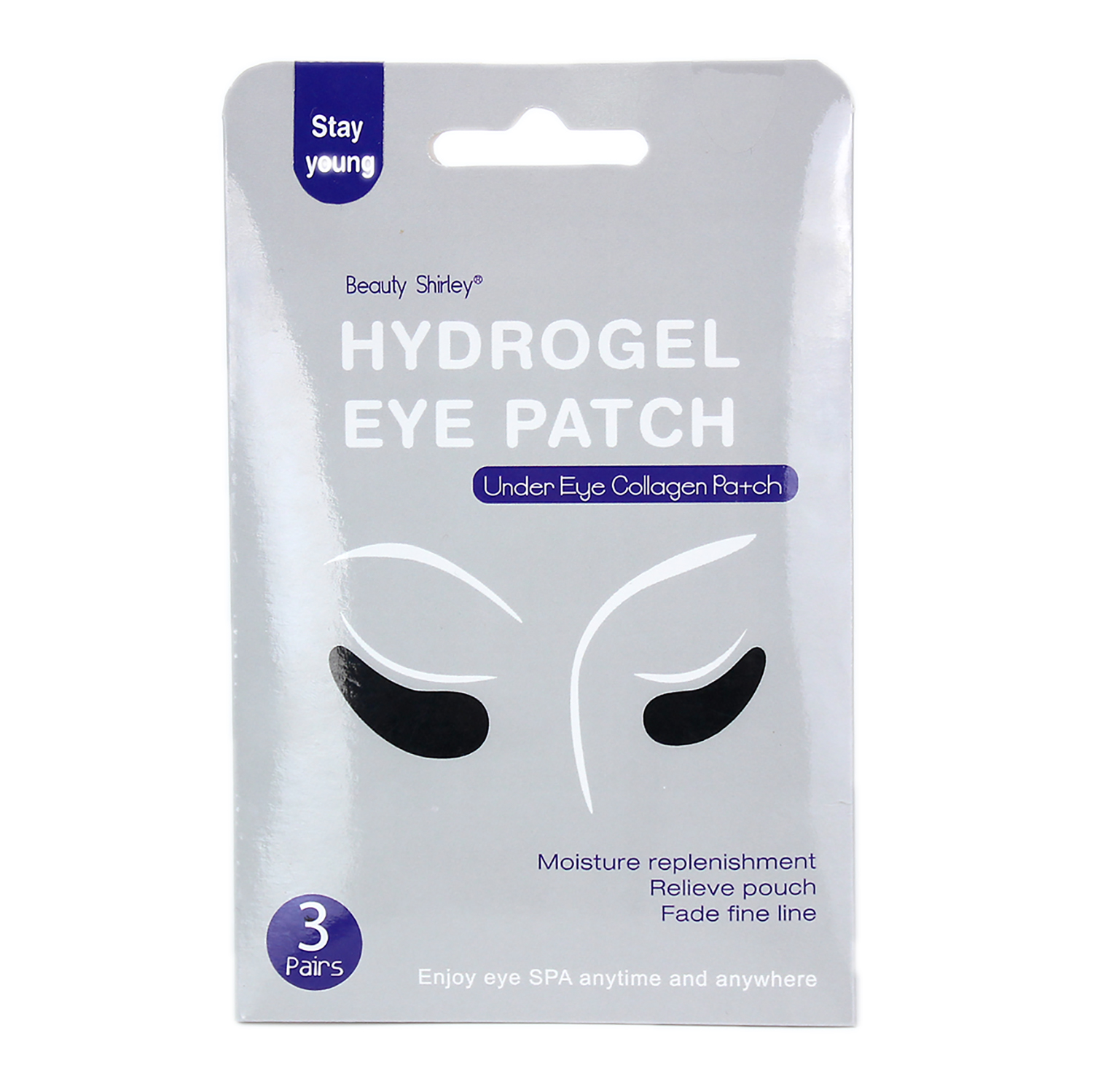 Instant Relief Eye Gel Patches-Black 
