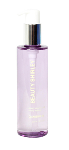 BLCS25008 Premium 200ml Cleansing Oil in Glossy Bottle with Silver Pump