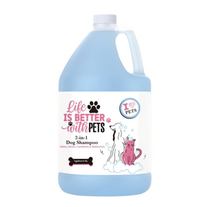 BL250022-PET 1L Pet Shampoo & Conditioner 2 in1 Professional Hair Care for Dogs and Cats