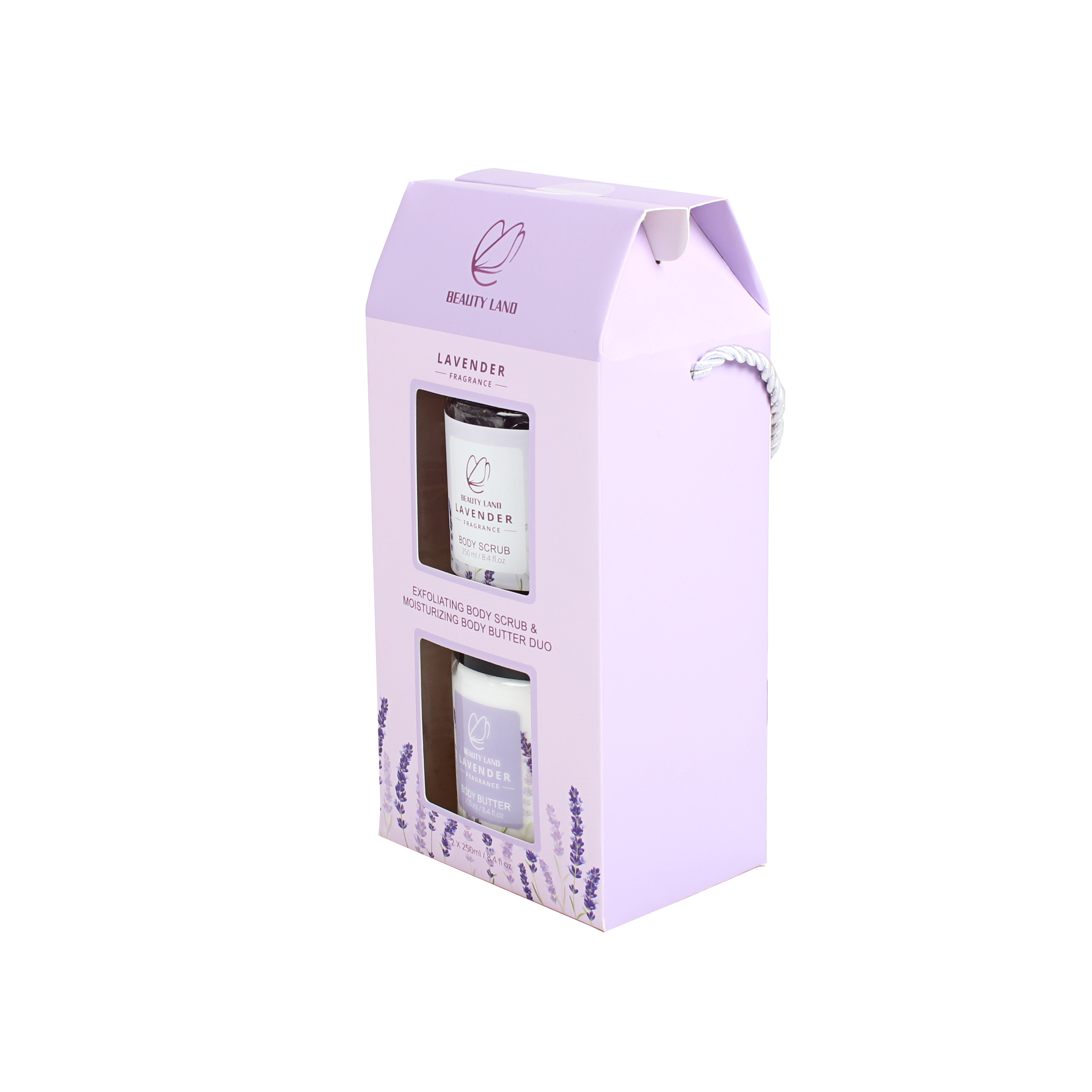 BL25014- LA Lavender Bath Set Body Scrub Body Butter