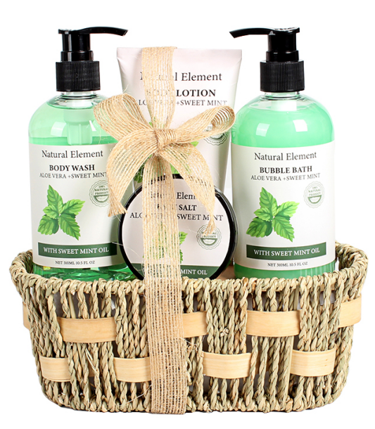 BL25021-NA Nature Bath Set Body Wash Bubble Bath Body Lotion