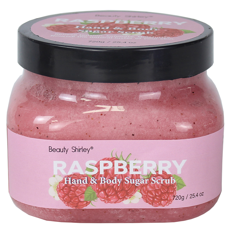 Raspberry Sugar Scrub 720g – Exfoliate, Renew & Glow