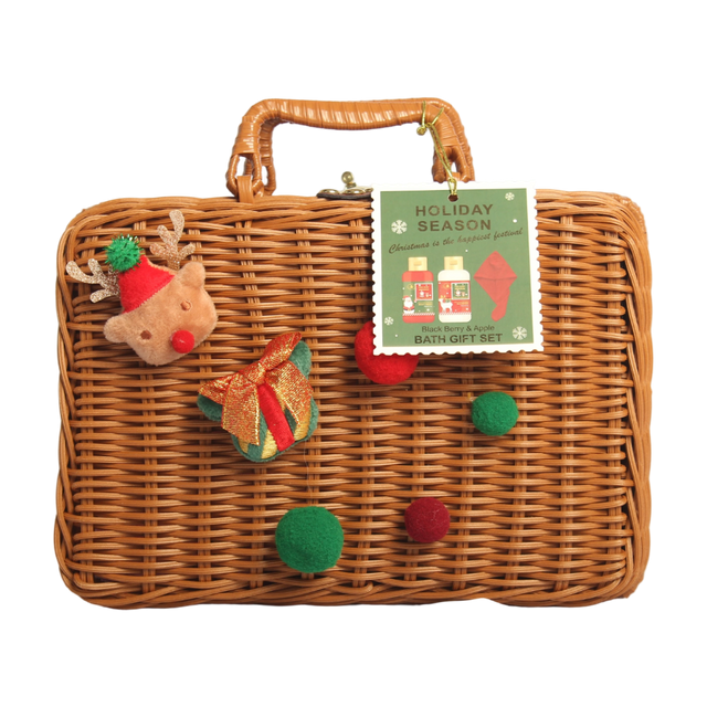 BLHS25023 Premium Hair and Body Care Set with Plush Hair Turban