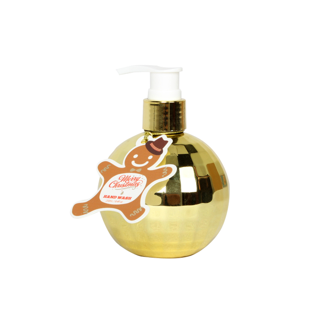 BLCM25002 Premium 320ml Hand Wash in Luxury Electroplate Bottle with Metal Gold Pump