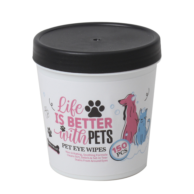 BL25005-PET Gentle & Refreshing Pet Eye Wipes 150 Counts Jar