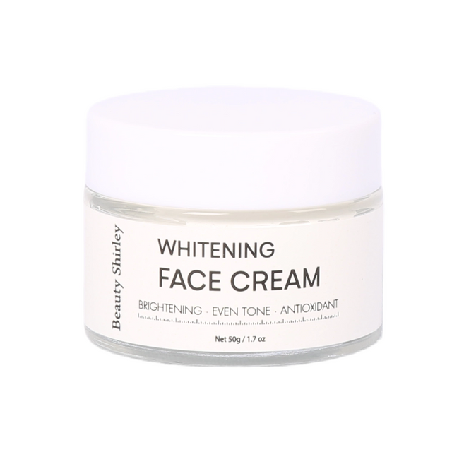 50g Brightening Face Cream in Clear Glass Jar – Low MOQ OEM