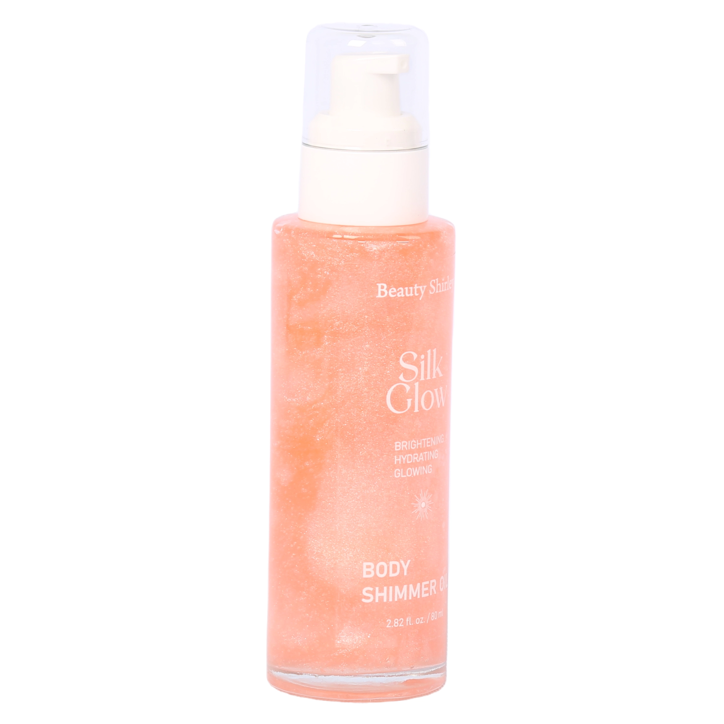 BLES26015 Bulk Coral Peach Body Shimmer Oil 80ml – For Salon & Event Makeup