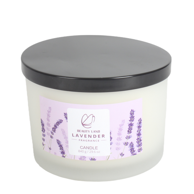 BL25020- LA 411g Lavender Bath Set Scented Candle Calming