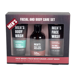 BL25001-FM Men Gift Set Face Kit Face Moisturizer Lotion Cream Face Wash Face Cleanser