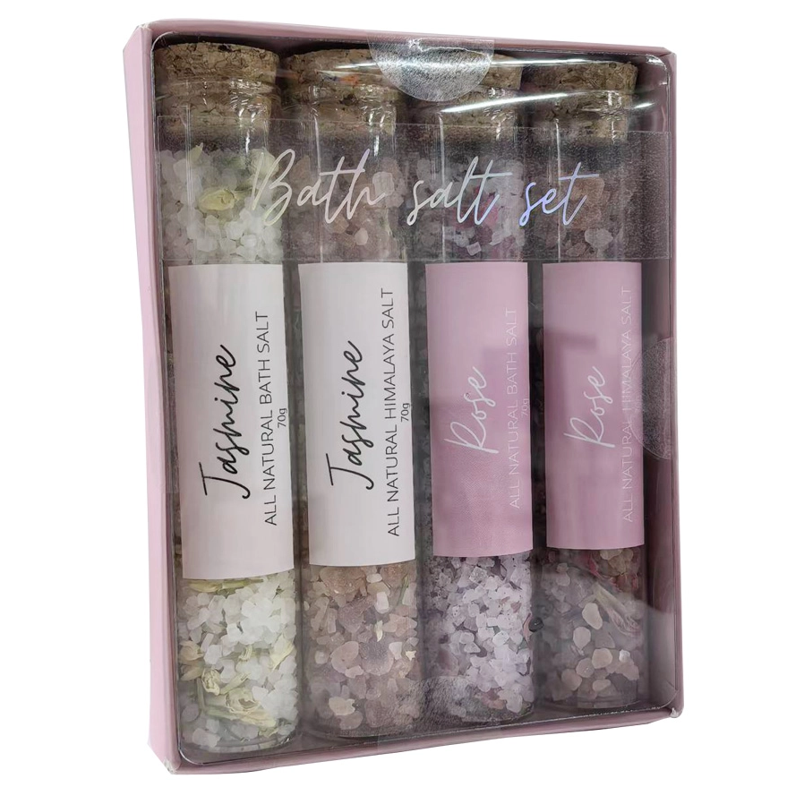 BL25019-PC Personal Care Set Gift Kit 4*70g Bath Salt 