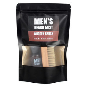 BL25006-FM Men Gift Set Kit Body Mist Wooden Brush Relaxing 