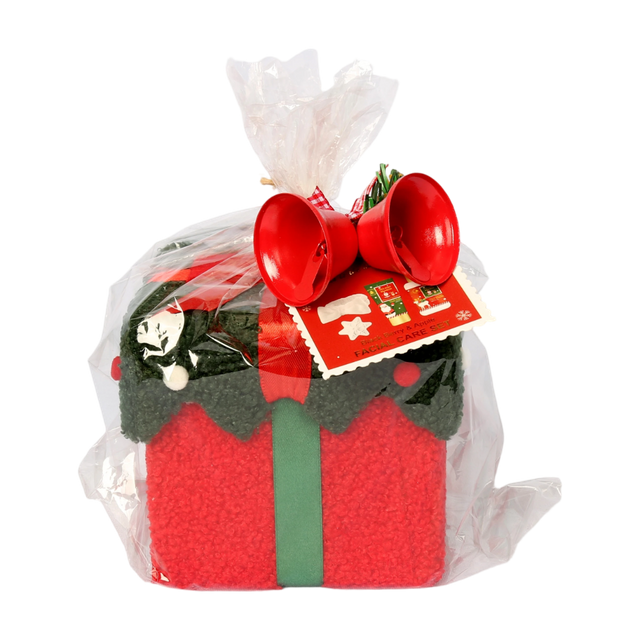 BLHS25020 Luxury Facial Care Set with Christmas Felt Box and Plush Headband