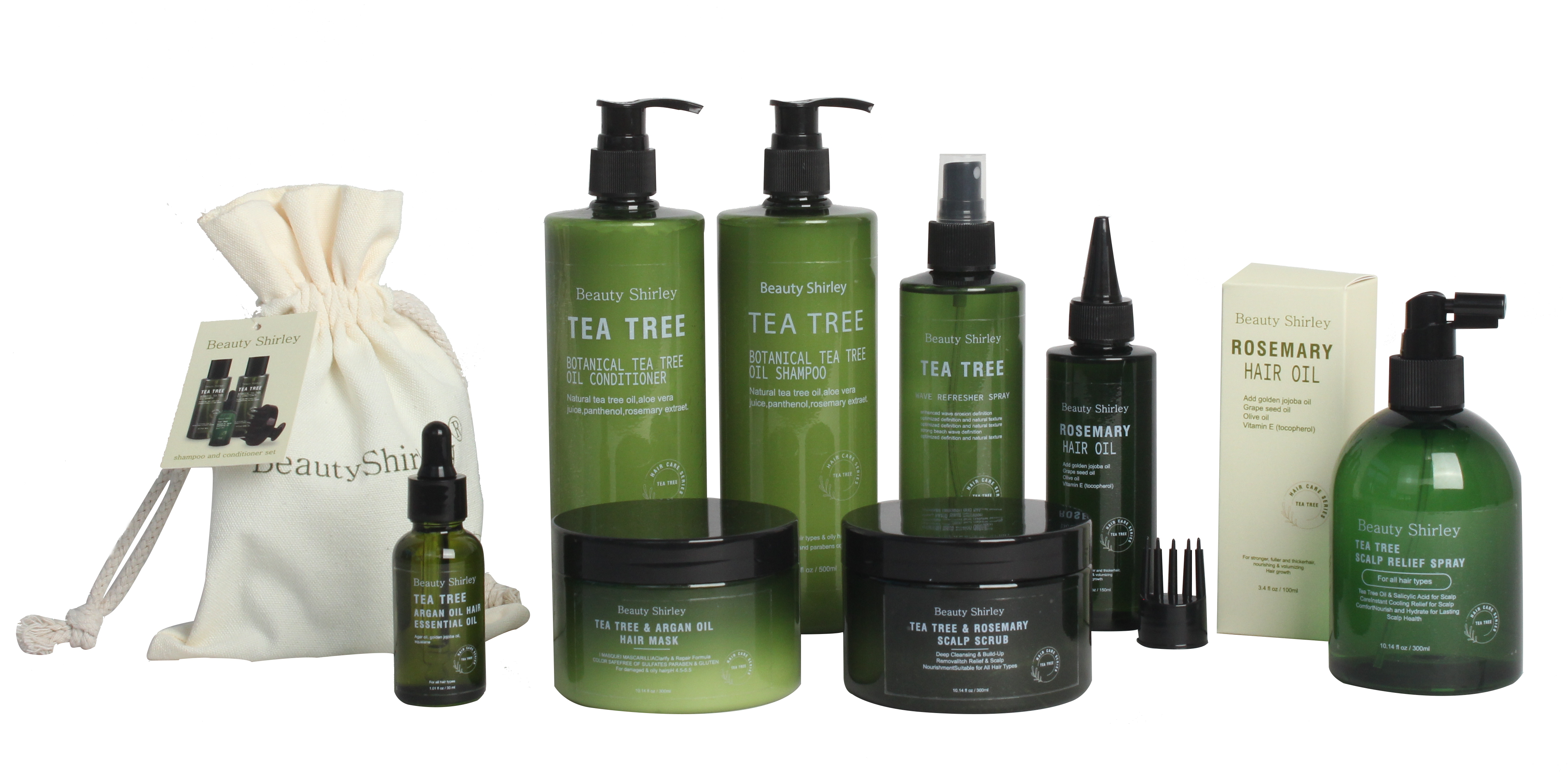 BLHC25010 Nourishing 100ml Rosemary Hair Oil with Premium Glass Bottle