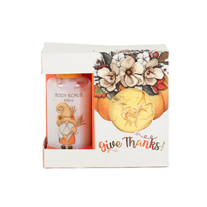 BLGT24008 Exfoliating Body Scrub and Bath Fizzer Gift Set