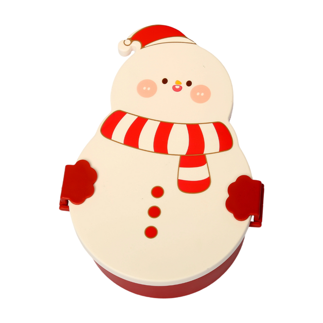 BLHS25015 Winter Wonderland Bath Set with Soap Flower and Snowman Packaging