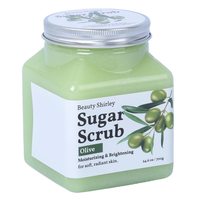 BLES26037 700g Natural Olive Sugar Scrub – Moisturizing Exfoliator