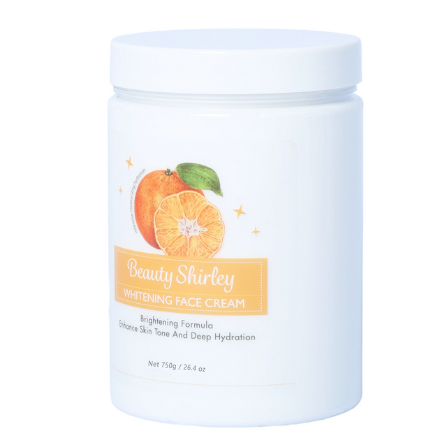 Bulk Brightening Face Cream 750g– Wholesale Clear Cosmetic Jar