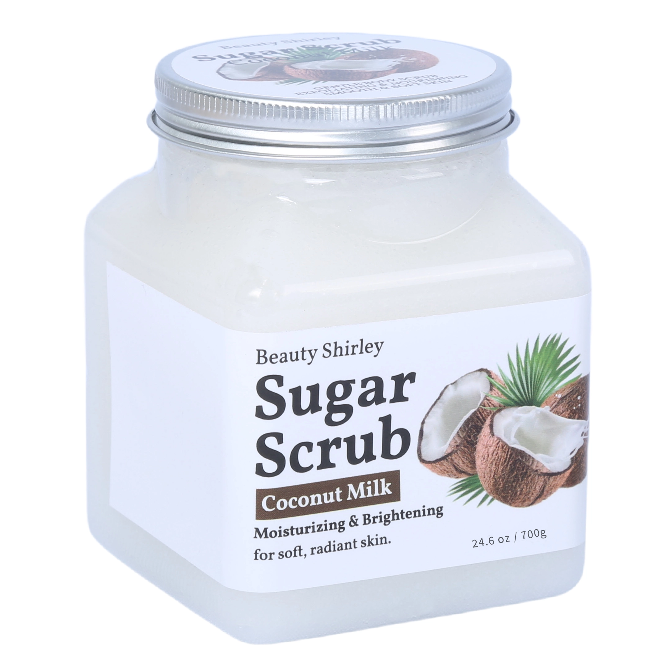 BLES26038 700g Coconut Milk Sugar Scrub – Deep Hydration & Gentle Exfoliation