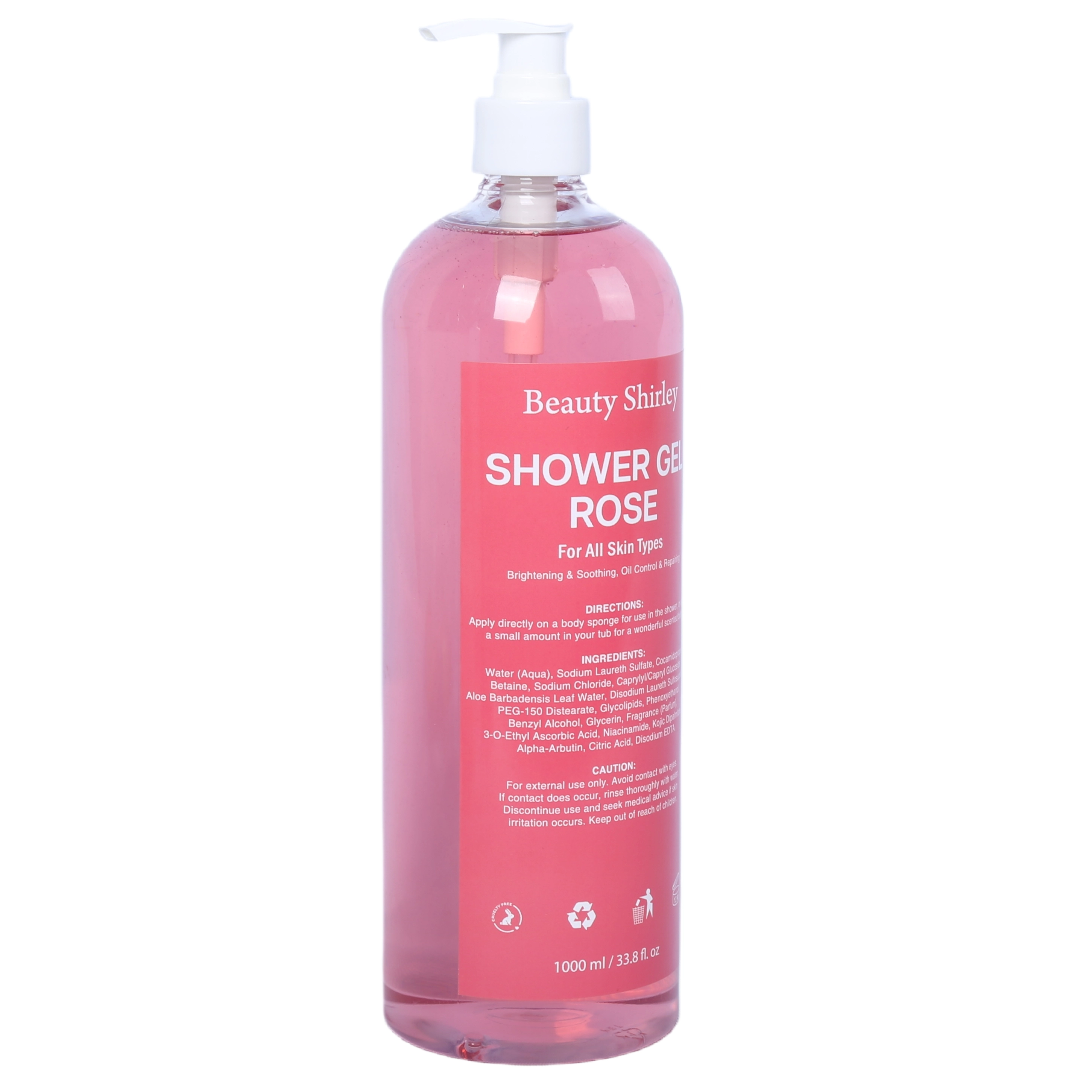 BLES26003 1000ml Rose Infused Shower Gel – For Even Skin Tone & Softness
