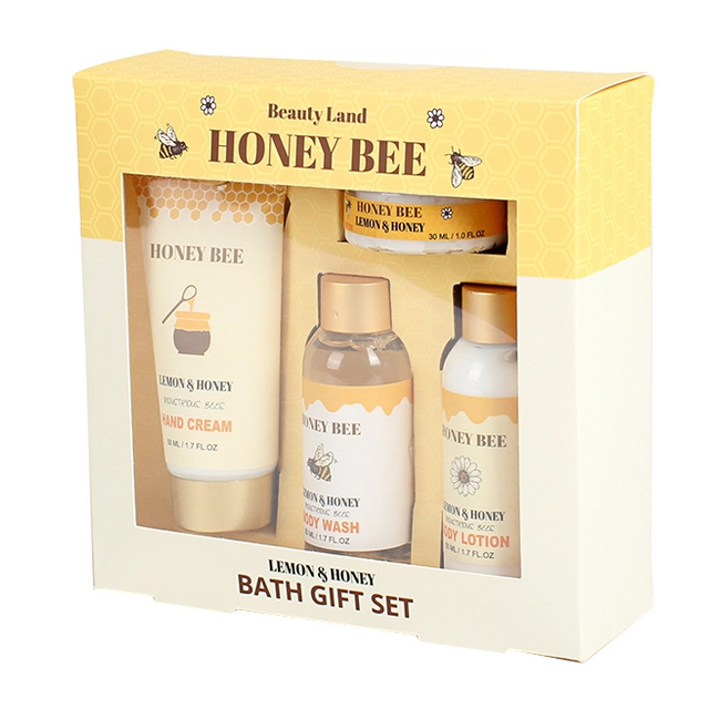 BL25001-HB Honey Bee Mini Hand Care & Body Care Kit Hand Cream Hand Lotion Body Lotion Body Butter