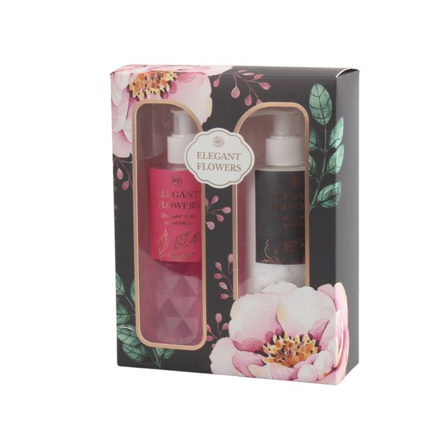 BLEF26003 Family Size Shower Gel & Body Lotion Duo – 295ml Each in PVC Window Gift Box