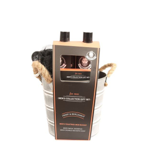 BLMS24015 Body Wash Shampoo Bath Soap and Loofah Complete Bath Set