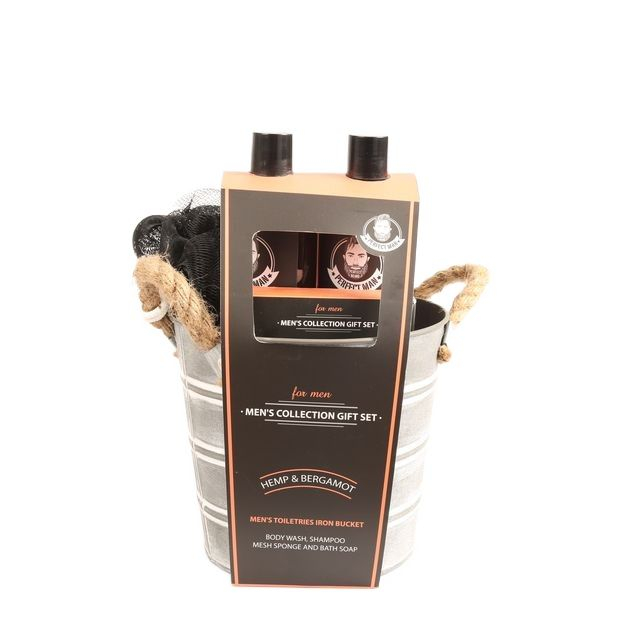 BLMS24015 Body Wash Shampoo Bath Soap and Loofah Complete Bath Set