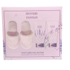 BLMF260010 Complete Pedicure Gift Set – Foot Scrub, Foot Lotion & Fuzzy Slipper