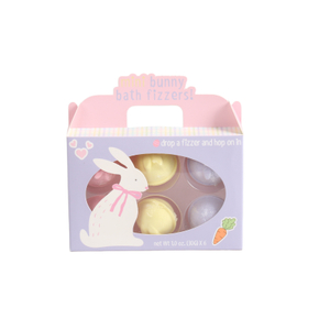 BLEA26004 6-Piece Rabbit-Shaped Bath Fizzer Set