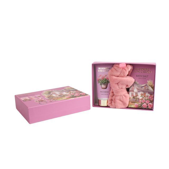 BLBG26003 Relaxing Face Mask and Bath Salt Spa Set with Headband