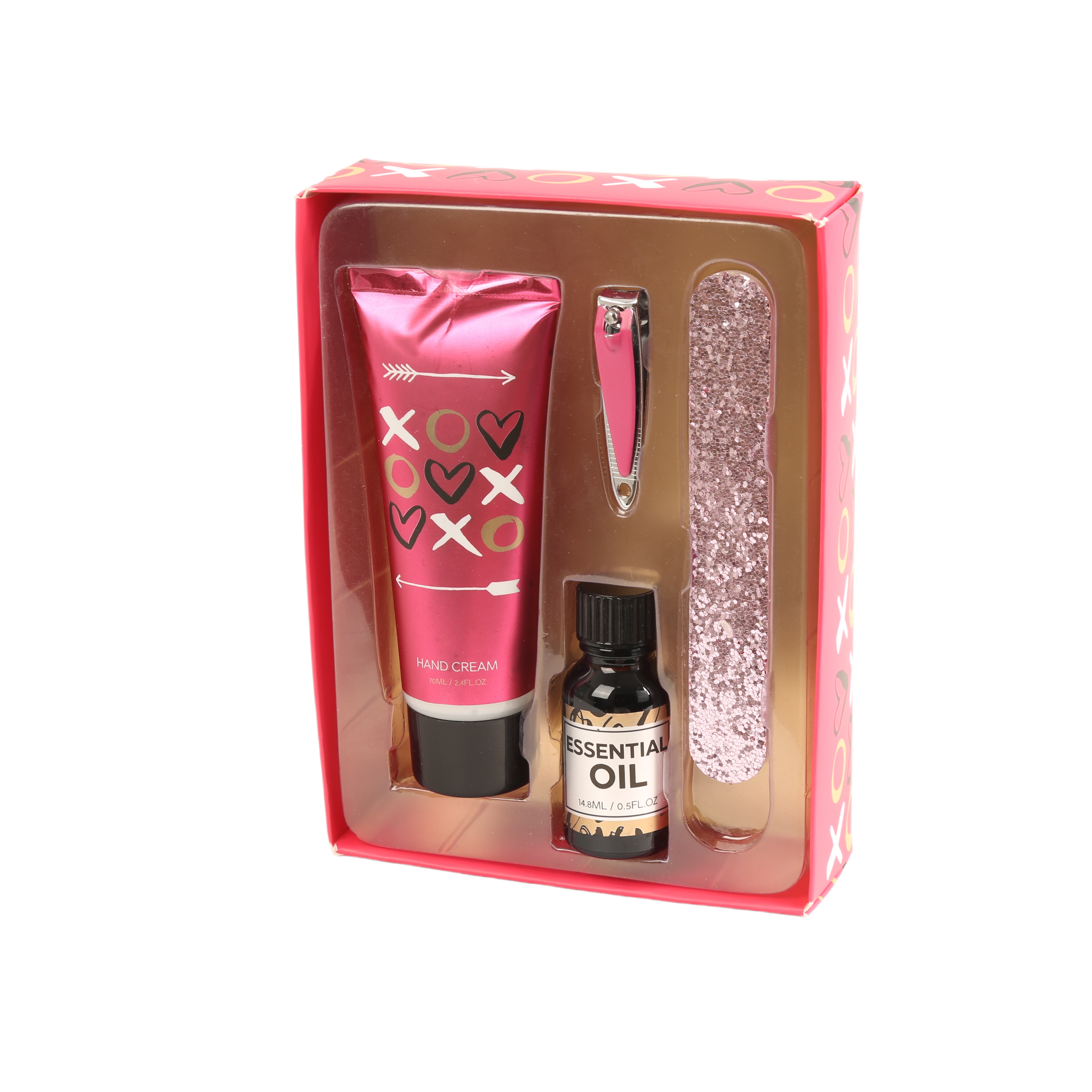 BLVT26010 Manicure & Aroma Hand Care Set – Hand Cream, Essential Oil, Nail Clipper & File