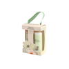 BLGS001 Natural Duo - Nourishing Shower Gel & Body Lotion with Ribbon Handle Window Box