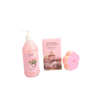 BLBG26005 Bubble Bath & Bath Salt Spa Set with Satin Eye Mask and Flower Sponge