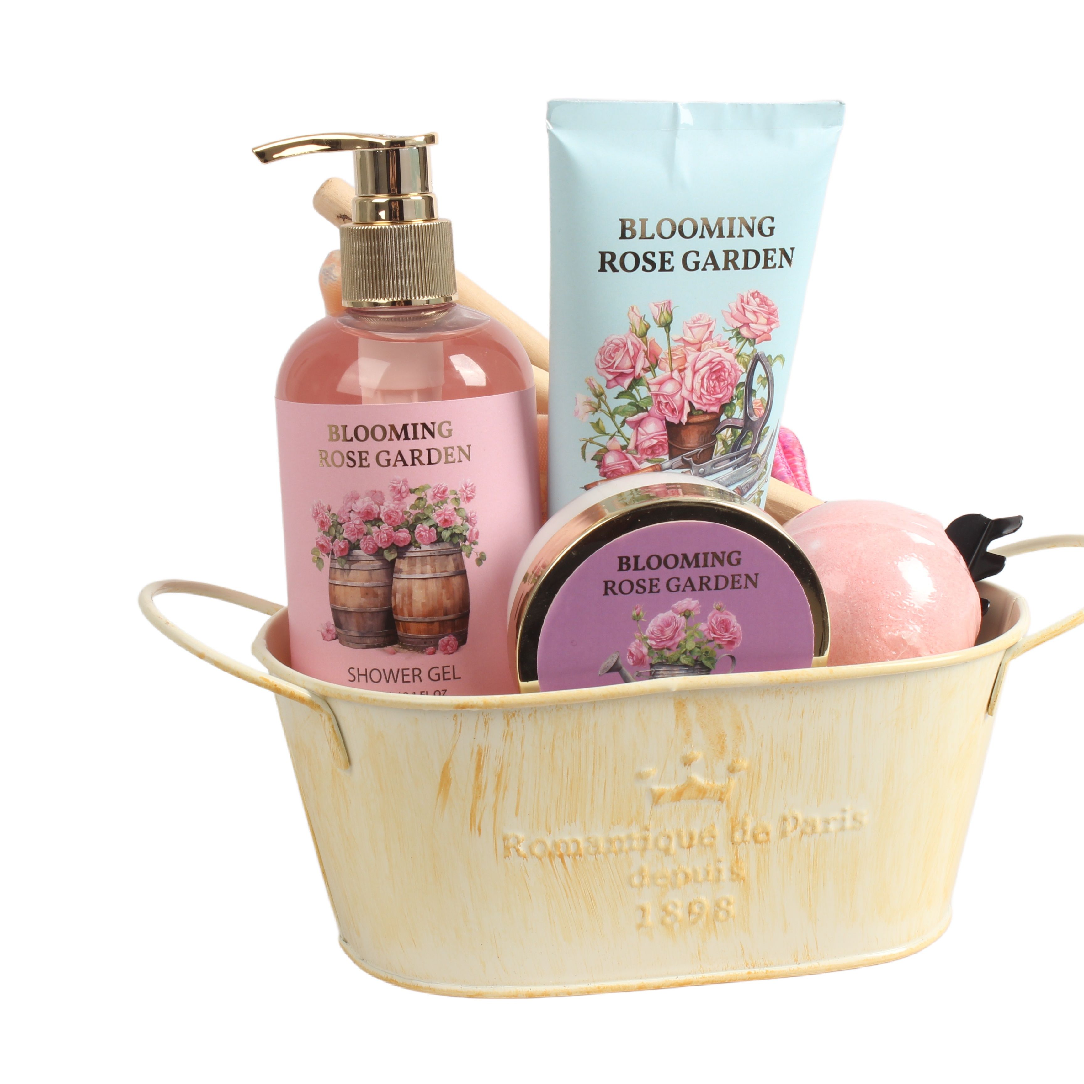 BLBG26013 Shower Gel Body Lotion Body Butter and Bath Fizzer Complete Spa Kit