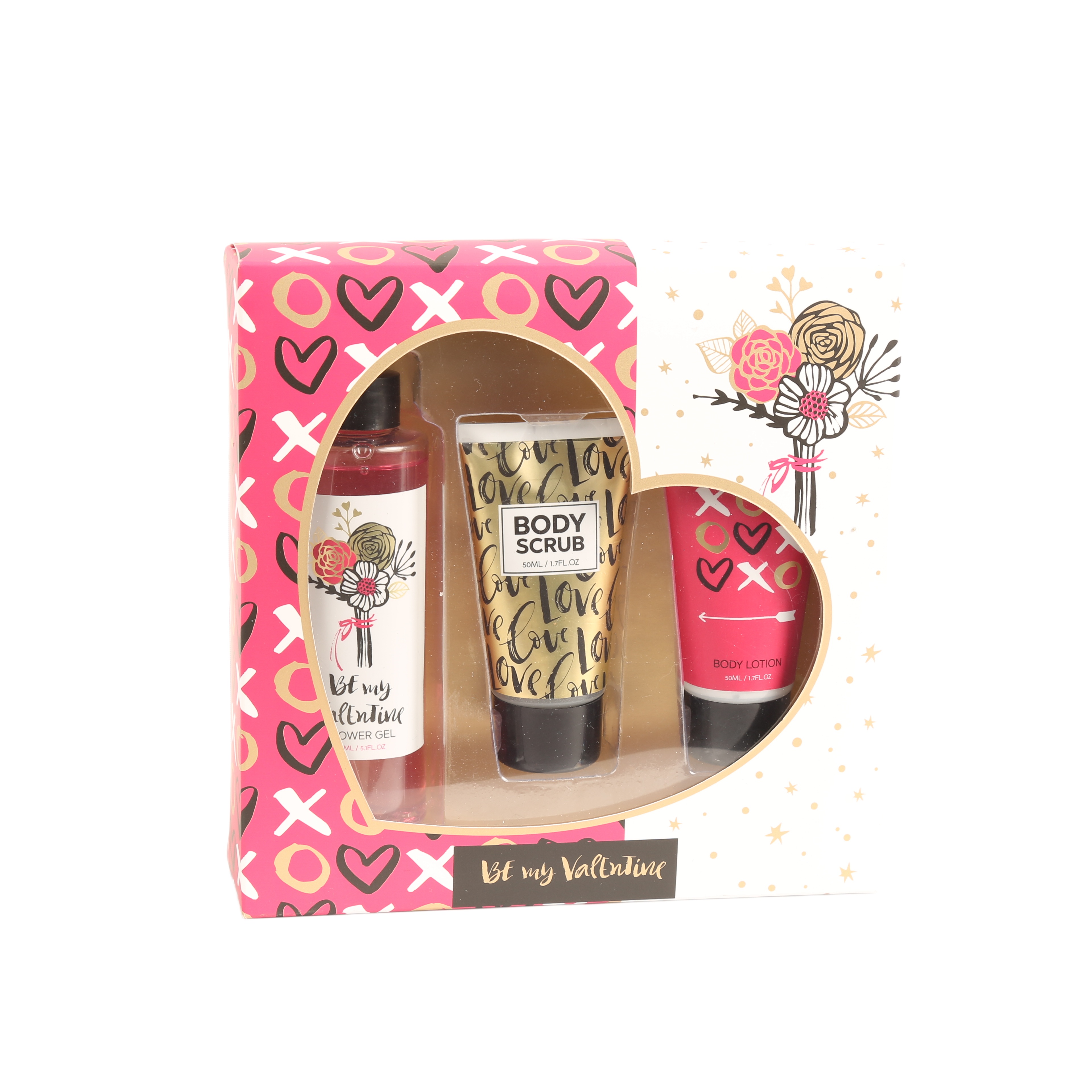 BLVT26006 Complete Body Care Trio – Shower Gel, Body Lotion & Body Scrub Gift Set