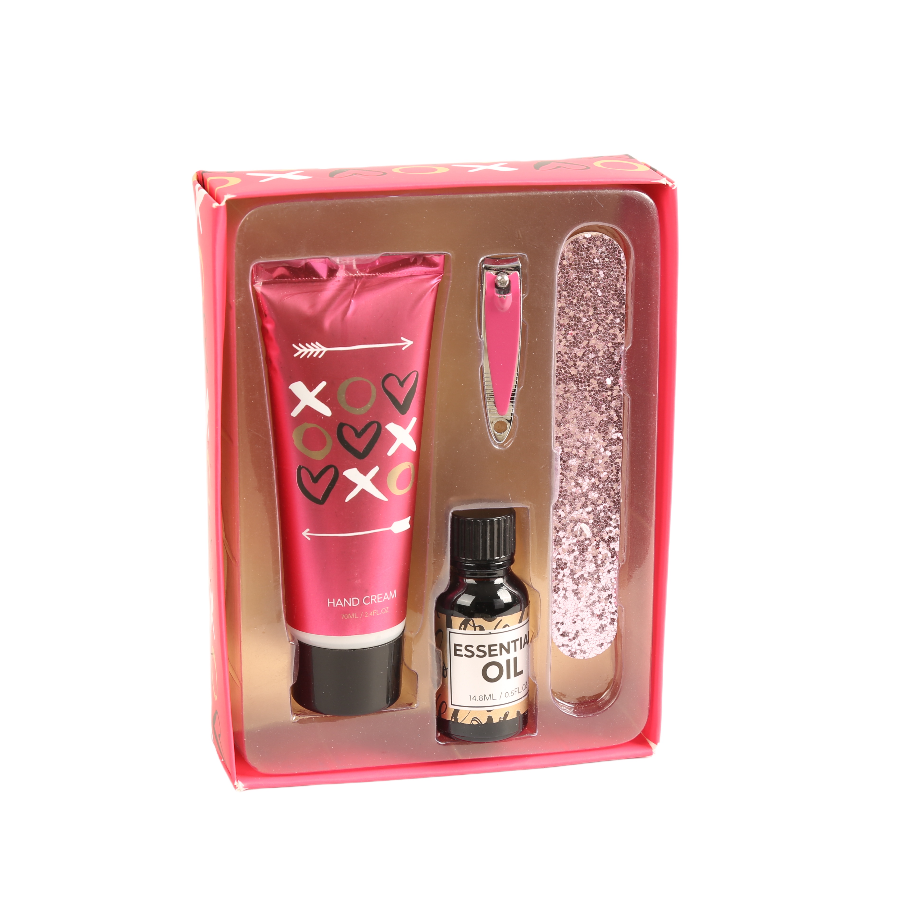BLVT26010 Manicure & Aroma Hand Care Set – Hand Cream, Essential Oil, Nail Clipper & File