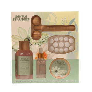 BLGS013 Bath & Body Indulgence Set – Shower Gel, Body Lotion, Body Oil, Soap Bar