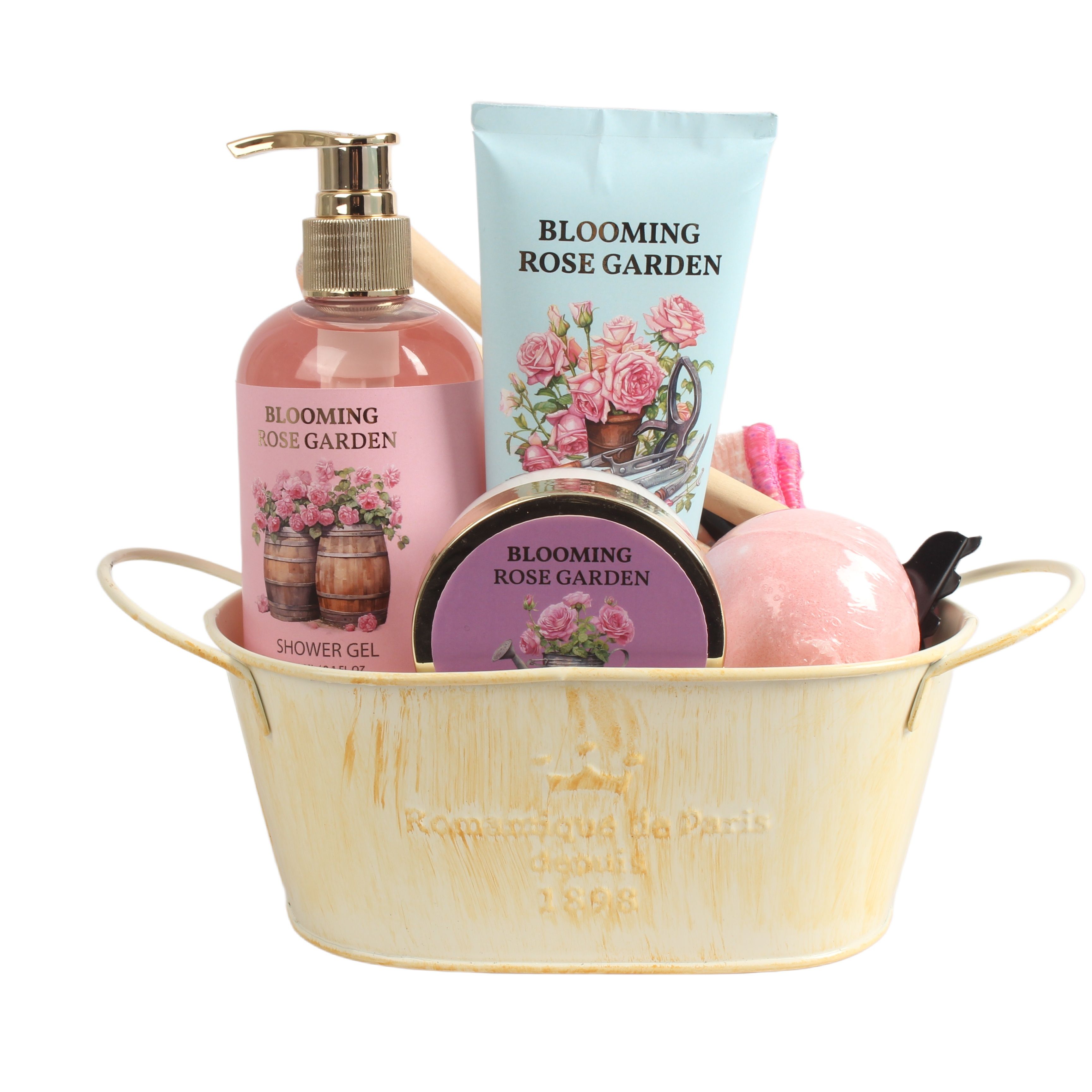 BLBG26013 Shower Gel Body Lotion Body Butter and Bath Fizzer Complete Spa Kit