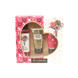 BLVT26006 Complete Body Care Trio – Shower Gel, Body Lotion & Body Scrub Gift Set