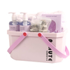BLMF26014 Complete Home Spa Gift Set – Body Wash, Shampoo, Plush Bathrobe & Storage Basket