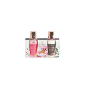 BLEF26004 Travel Size Shower Gel & Body Lotion Duo – 50ml Each with Window Belly Band