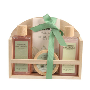 BLGS008 Bath Gift Set - Shower Gel, Bubble Bath, Bath Salt & Sugar Scrub