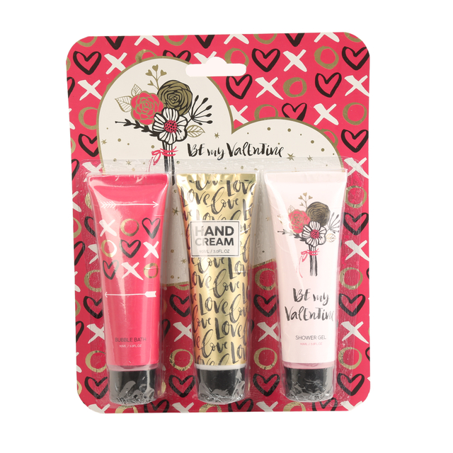 BLVT26001 Complete Bath & Body Gift Set – Bubble Bath, Hand Cream & Shower Gel