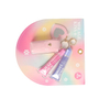 BLMK26007 Gloss & Go Lip Set – 2 x 15ml Lip Gloss with Heart Mirror & Keychain Case