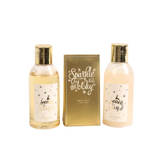 BLDB26011 Complete Self-Care Gift Basket - Shower Gel, Body Lotion, Hand Cream & Bath Salt with Towel